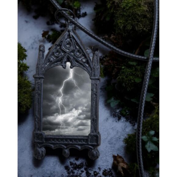 Lightning Pendant Thunder Electricity Storm Necklace Rain - Picture 2 of 3